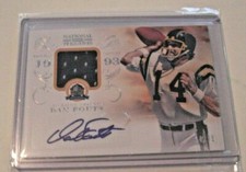 DAN FOUTS 2013 NATIONAL TREASURES GAME USED JERSEY AUTO 24/25 SIGNED CARD