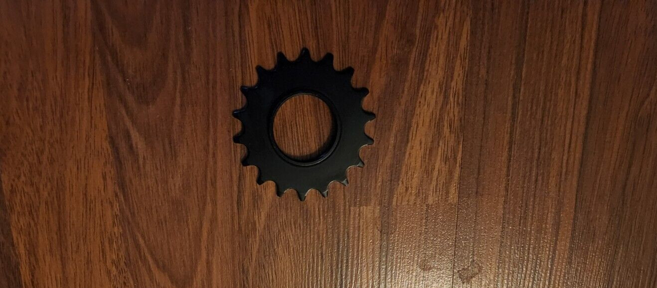 18 Tooth Black Steel Track/Fixie Cog