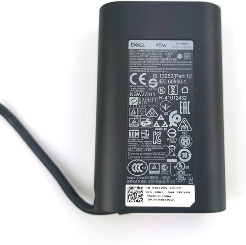 Cargador de computadora portátil Dell 45W USB C LA45NM150 para Dell XPS 13 7390-2 en 1 - Imagen 3 de 8