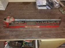 REED MFG Co. Pipe Threader Set w/Dies Vintage Plumbing Tool Made in USA NICE