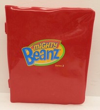 Mighty Beanz Storage Case Damaged plus 3 Beans Figures