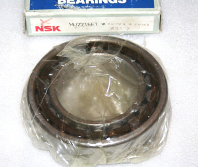 NSK NU2216ET Cylindrical Roller Bearing, Inner & Outer Ring NU-2216-ET * NEW *