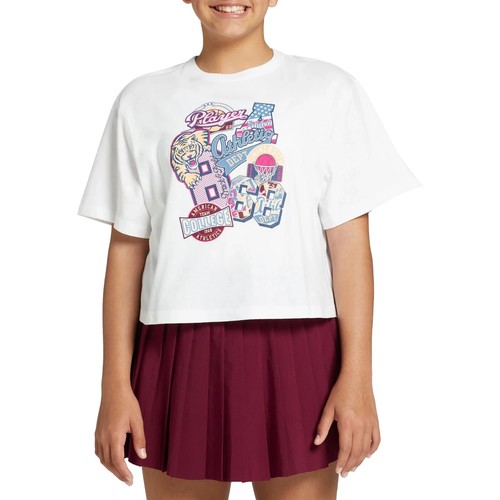 DSG Youth Boxy Graphic T-Shirt | Pure White Varsity | Large (14) - 第 1/4 張圖片