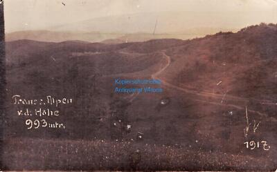 Foto-AK Trans - Alpen v.d. Höhe 993 mtr. 1917