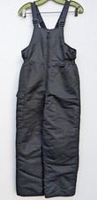 Cherokee Kids Snow Bib Boys and Girls Insulated Ski Pants black, size L 10-12