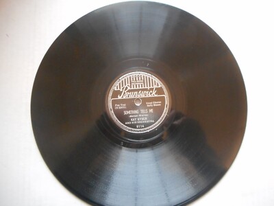 C382 Brunswick 8114 Kay Kyser Something Tells Me / Cry Baby Cry E+/N-