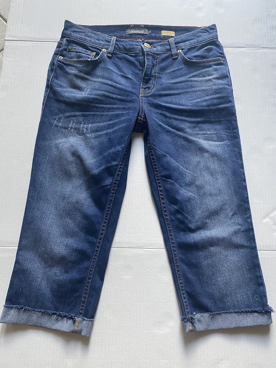 Level 99 Womens Blue Sienna Tomboy Jeans Size 25 Ladies Stretch Pants  cropped