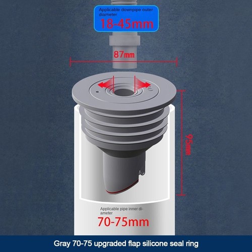 Stopper Seal Sewer Floor Drain Drain Cover Pipe Sealing Ring Water Pipe Plug - Picture 12 of 13