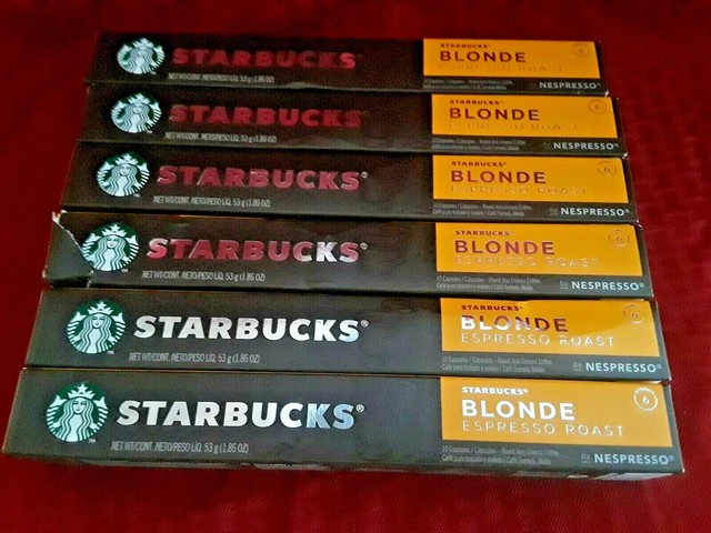 starbucks blonde nespresso capsules