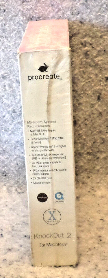 Procreate KnockOut 2 (photoshop addon) sealed in damaged box New in Plastic wrap - Image 3 of 4