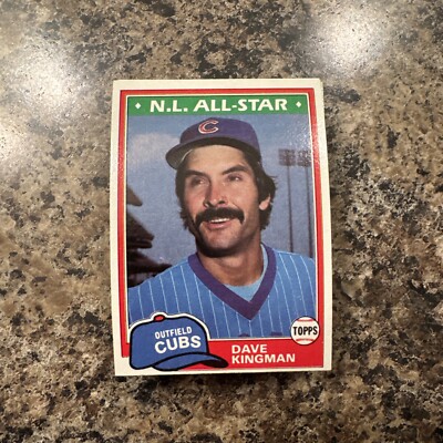 1981 Topps Dave Kingman Baseball Card #450 NM-Mint FREE SHIPPING