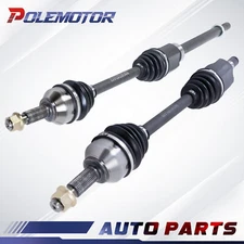 Front CV Axle Joint Shaft Assembly Set For 08-13 Nissan Rogue 07-12 Sentra SE-R