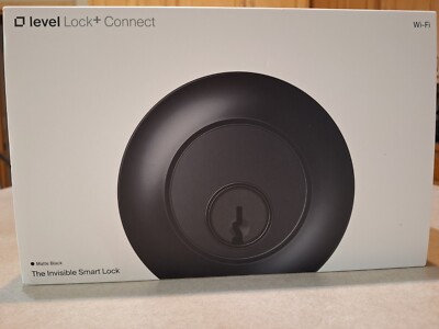 Level Lock + Connect The invisible Smart Lock: Model B4 Matte Black: Open Box