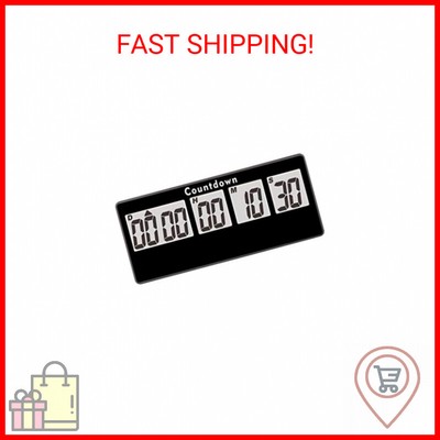 Retirement Timer 9,999 Days Digital Countdown Timer Loud Alarms,Magnet Adsorptio