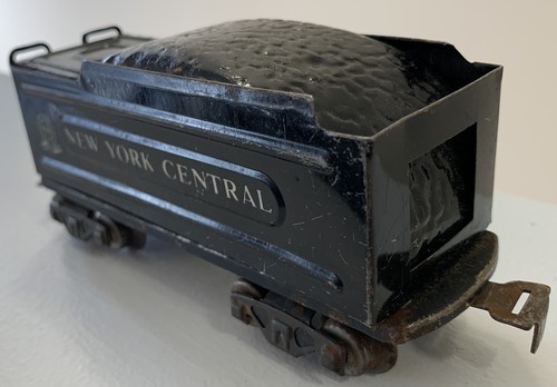 MARX train - metal NYC Wedge Tender - O gauge - w/ metal Tilting Fork ...