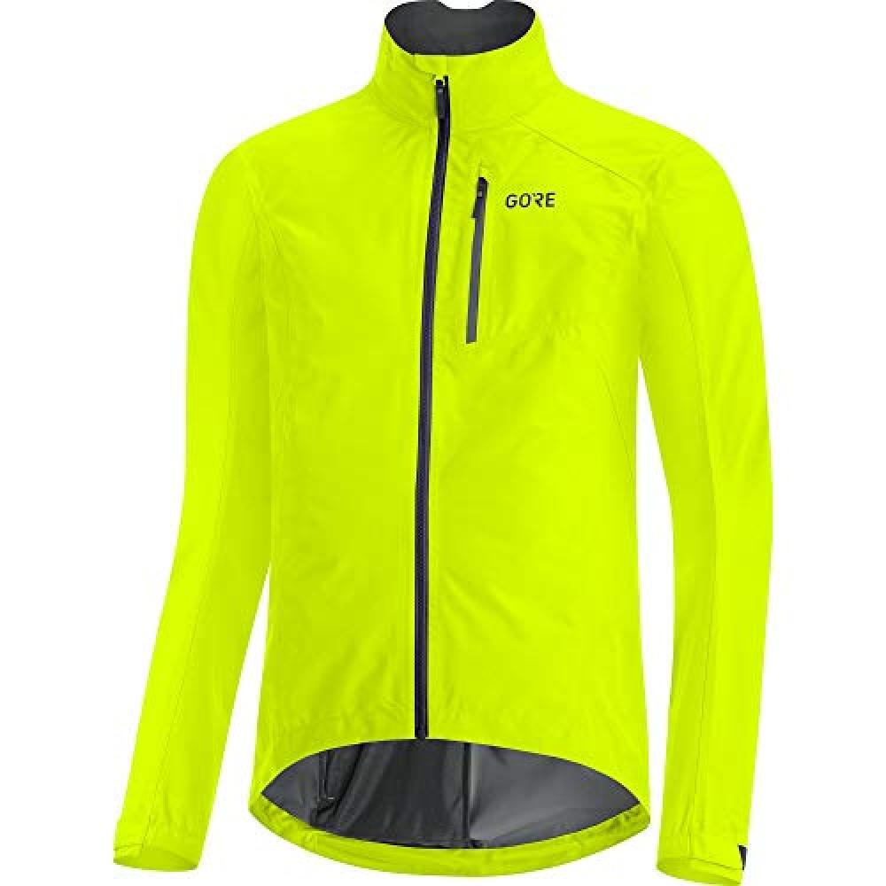 (TG. L) GORE WEAR Giacca da ciclismo per uomo, GORE-TEX PACLITE, L, Giallo neon