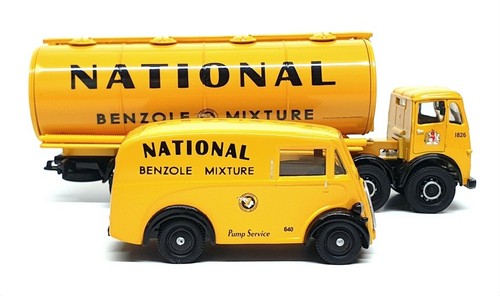 Corgi 1/50 Scale 31002 Foden FG Cylindrical Tanker & Morris J Van - Ntl Benzole - Picture 3 of 5