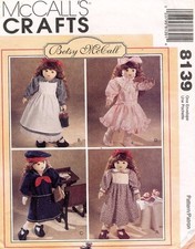 Betsy McCall's Doll Clothes Pattern 8139 Size 18" UNCUT