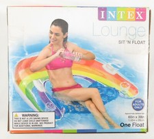 New Intex Sit 'N Float Lounge Adult Pool Inflatable Chair Swimming Pool Beach