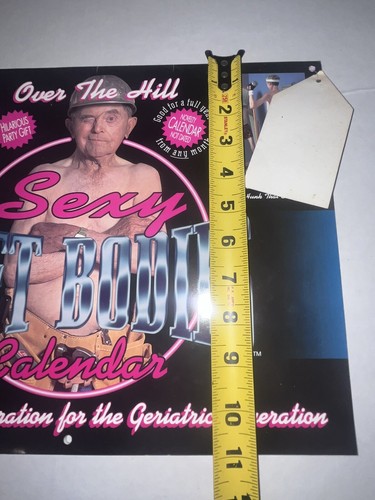 Vintage 1995 "OVER THE HILL" Sexy Soft Bodies Kalender - weißer Elefant Geschenk - Bild 17 von 17