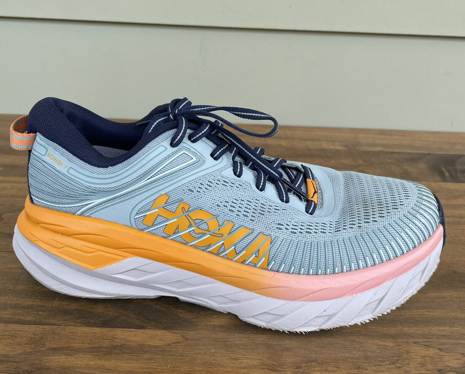 HOKA ONE ONE BONDI 7 WOMEN'S COMFORT CUSHIONED RUNNING SHOES SNEAKERS ...