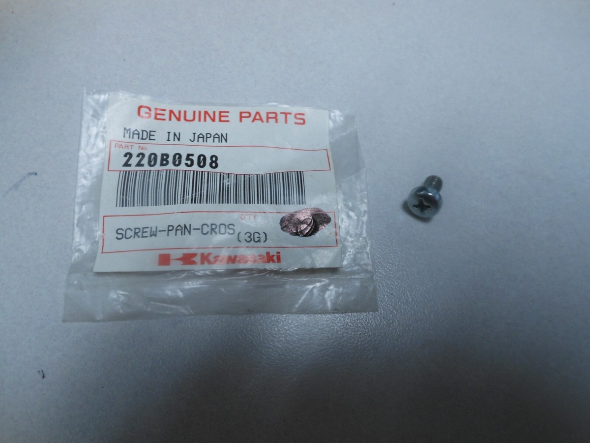 NOS Kawasaki OEM 5X8 Pan Head Screw 69-75 H1 72-75 H2 98-05 KX100