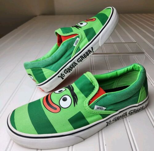 Yo Gabba Gabba Vans Shoes Brobee Size 9.5 Mens 11 Womens *read