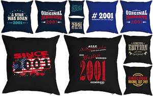 Details Zu 18 Geburtstag Kissen Lustiges Sprüche Kissen 18 Jahre Jahrgang 2001 Geschenk