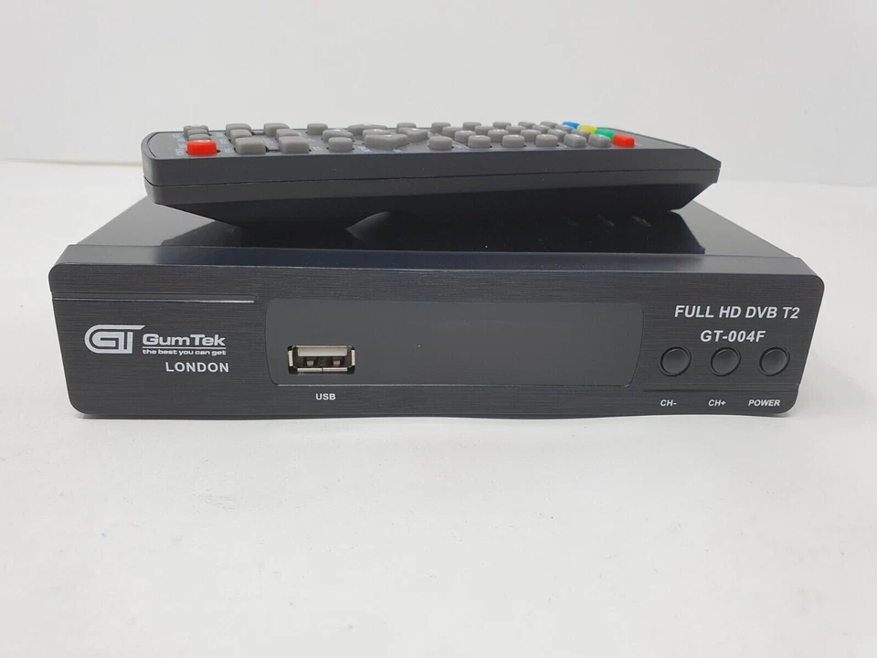 NEU Full HD Freeview Set Top Box RECORDER Digital TV Receiver mit USB Buchse