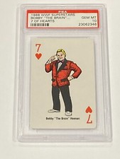 Bobby The Brain Heenan 1988 WWF Superstars PSA 10 Gem Mint Card 7 of Hearts