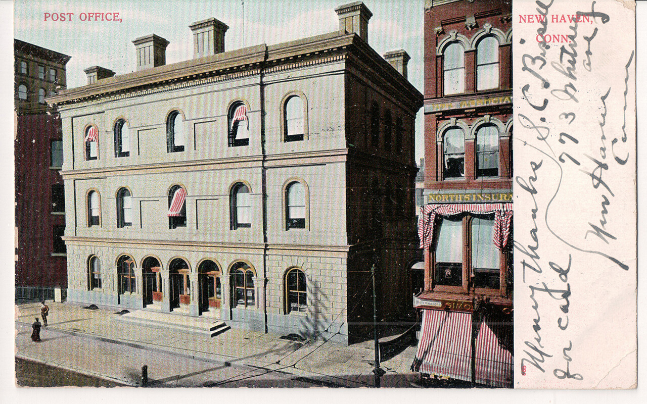 Vintage Postcard, Post Office, New Haven, Connecticut eBay