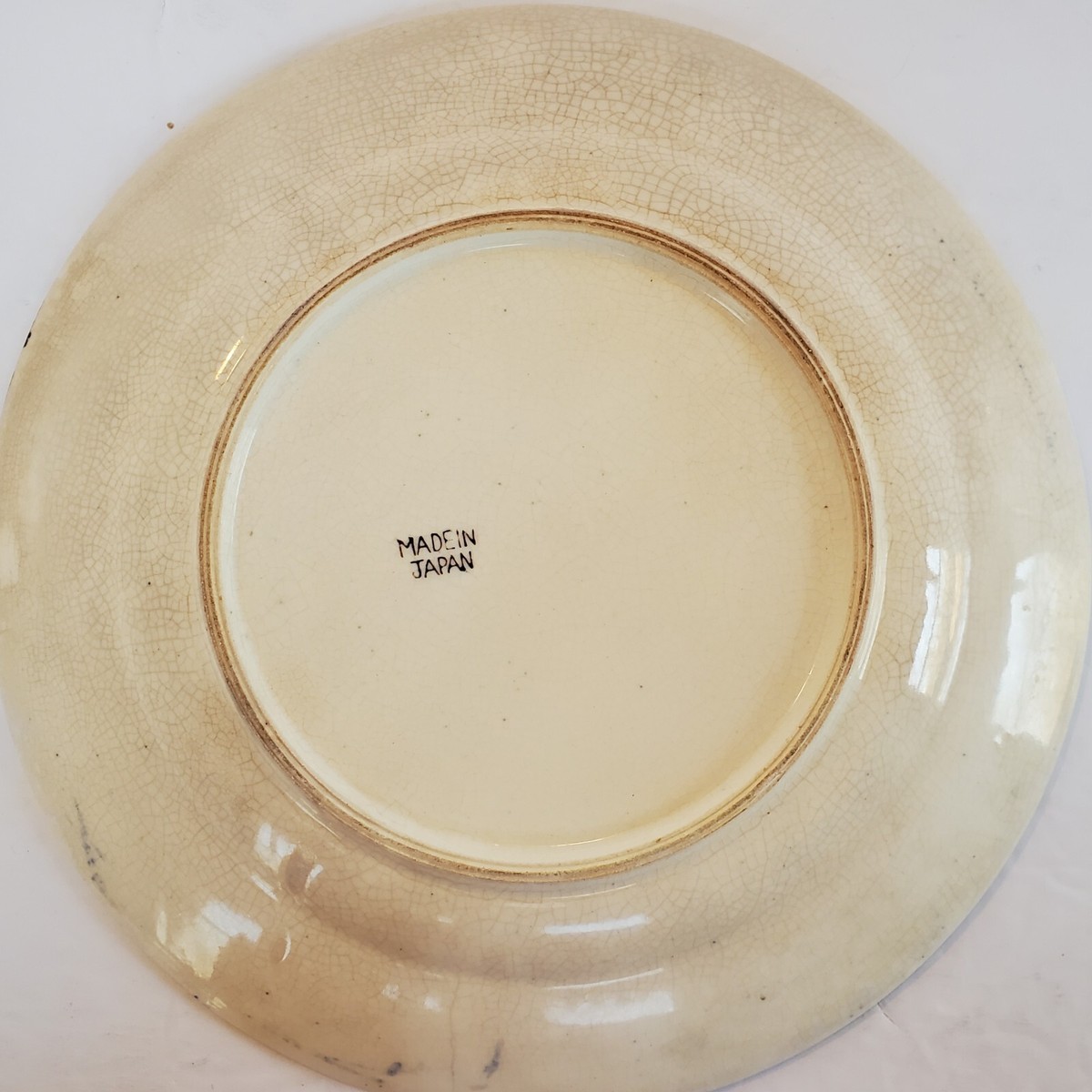 Vintage Blue Willow Dinner Plate 9
