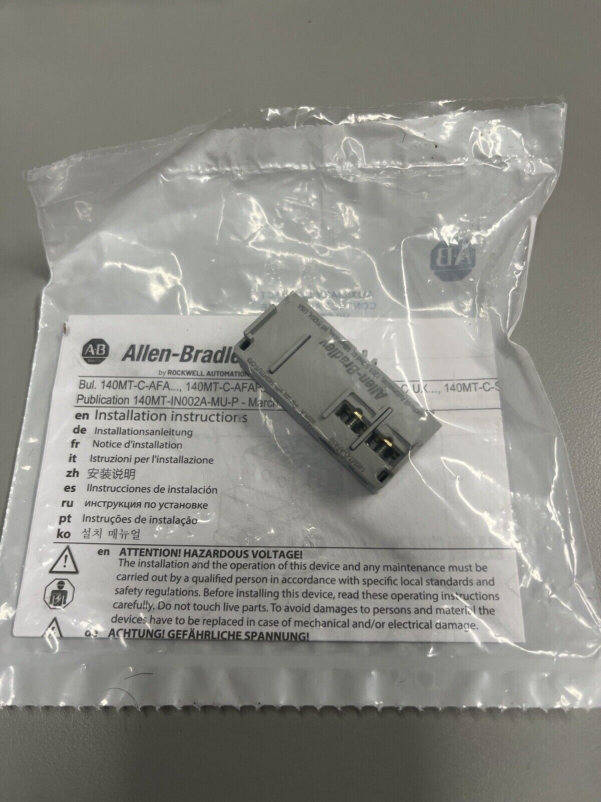 Allen Bradley 140MT-C-AFA10 auxiliary contact
