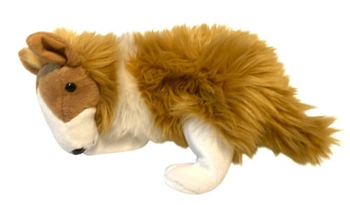 Muñeca de peluche Ty Beanie bebés Cassie Collie perro cachorro 2000 vintage