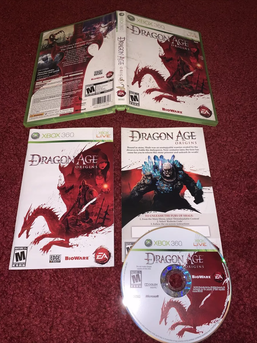 Dragon Age: Origins Microsoft Xbox 360 CIB Complete In Box & TESTED! Vr Gd  Cond!