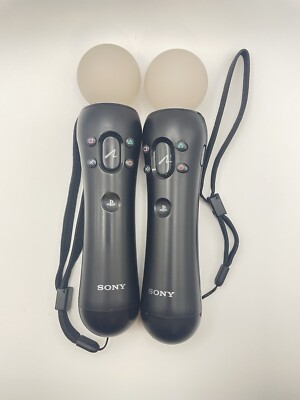 Sony PlayStation Move Motion Controller 2 Pack for PS3 & PS4 CECH-ZCM1U - Tested