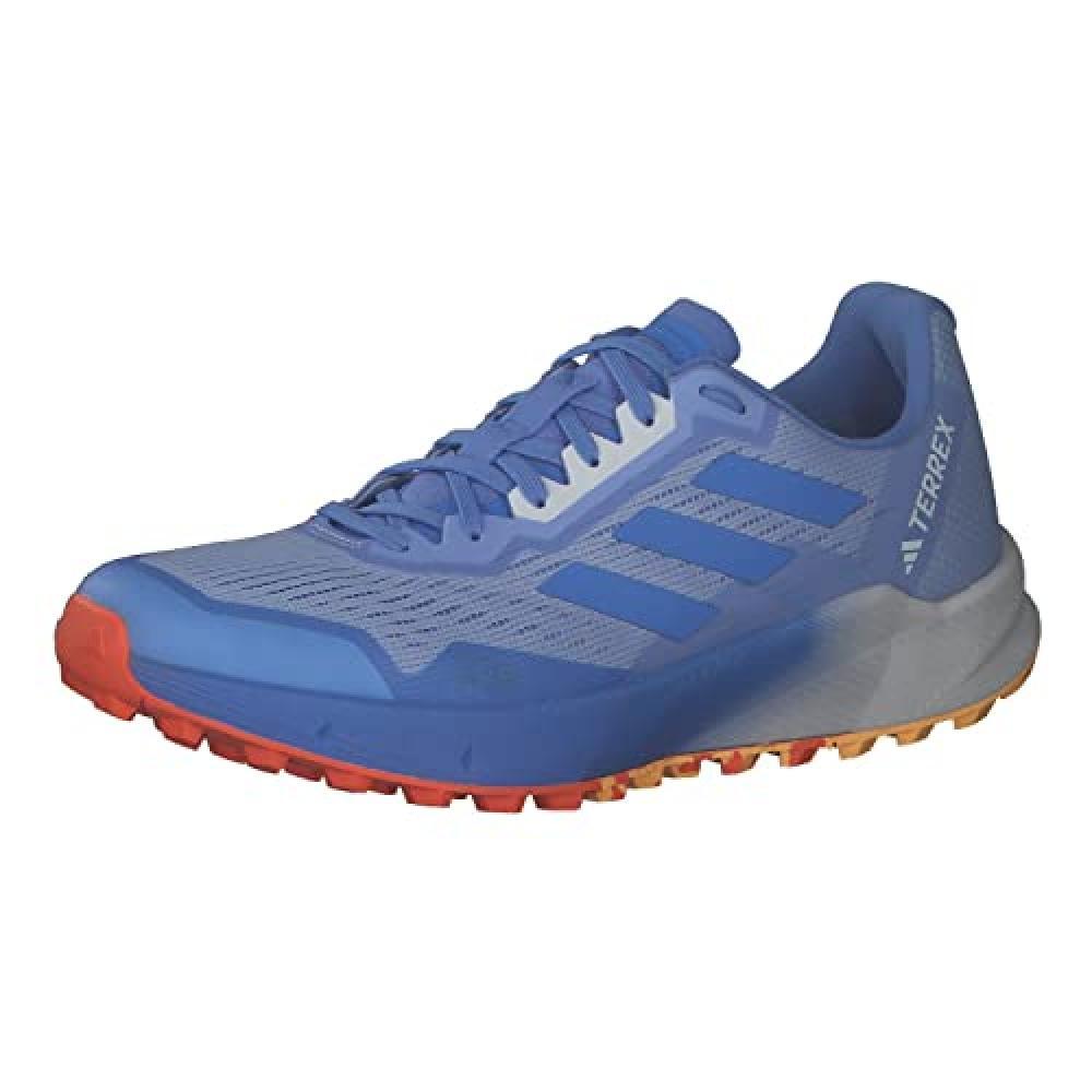 (TG. 46 2/3 EU) adidas Terrex Agravic Flow 2, Scarpe da Trail Running Uomo, Amaa