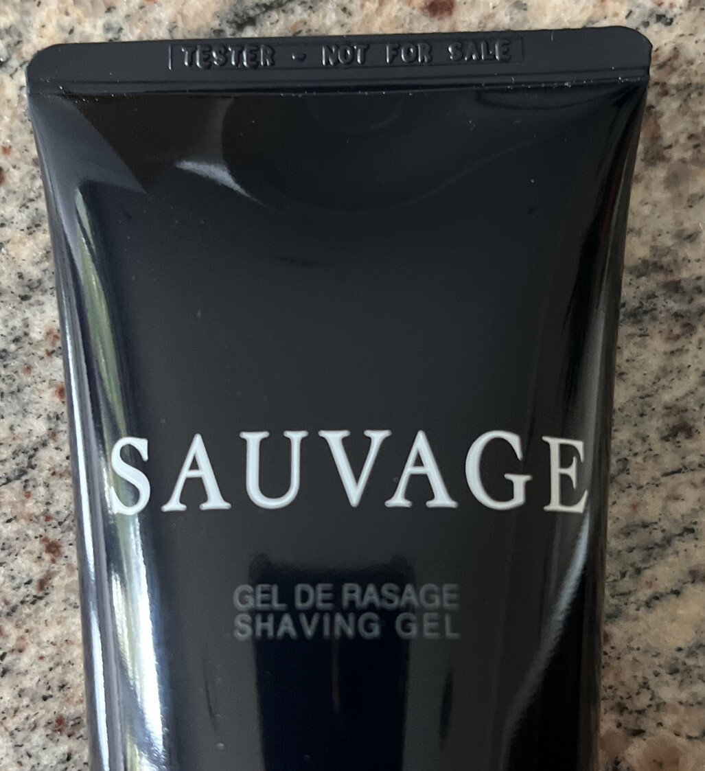 Brand New Men's Christian Dior 'Sauvage' Shaving Gel 4.2 Oz