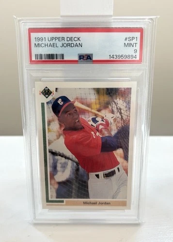 Michael Jordan 1991 Upper Deck SP1 PSA 9 MINT Baseball Rookie RC Graded Iconic!