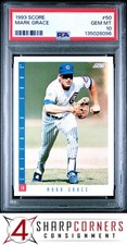 1993 SCORE #50 MARK GRACE CUBS POP 4 PSA 10