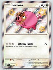 Lechonk 207/091 Pokemon Paldean Fates Shiny Rare on eBay