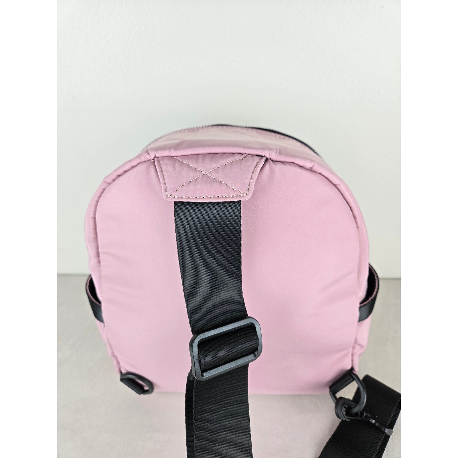 Fabletics Pink Nylon Mini Backpack Sling Bag Adju… - image 6