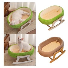 Erhöhtes Katzenschaukelbett Katze Schlafcouch einfache Montage oben offen oval geformt