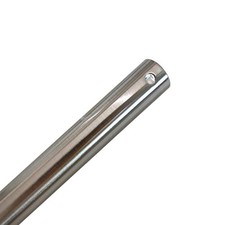 PRIVATE BRAND 12 in. Brushed Nickel Ceiling Fan Downrod w/ 10 ft. Ceilings