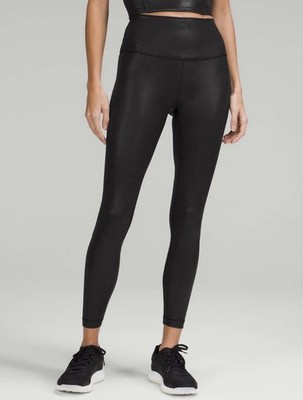 Lululemon Wunder Train High Rise Tight 25  *Foil Size 6