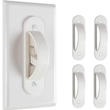 Wall Switch Guards Child Safety Plate Covers 4 Pack White