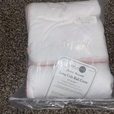 American Baby Company Chenille Reversible-wide Long Crib Rail Cover, 51x18.5 NWT