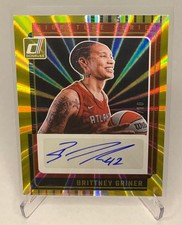 2025 Panini Donruss WNBA Brittney Griner Signature Series Gold Laser Auto /10