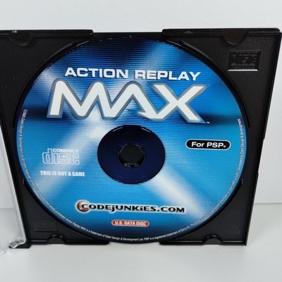 Action Replay Max Playstation PSP Disc Only Beat the Game Cheat Codes Disc Only