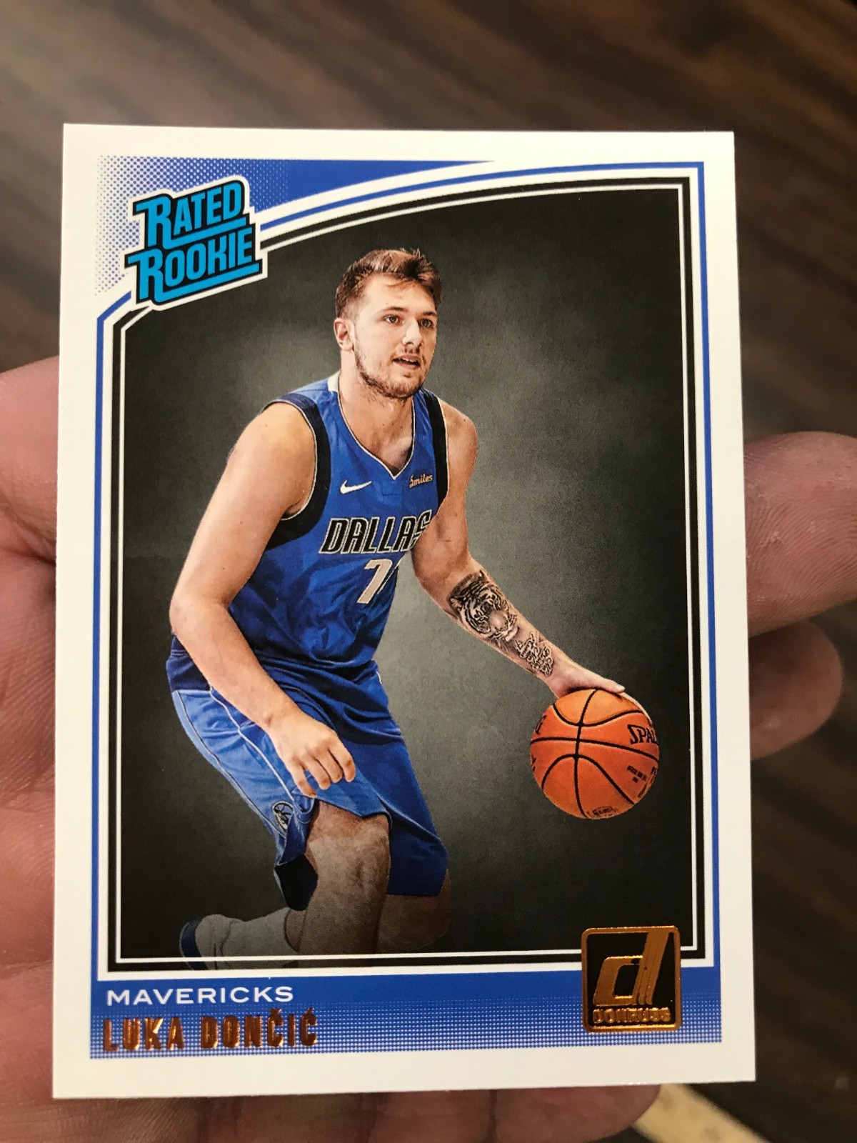 2018-19 Panini Donruss Luka Doncic Basketball #177 Rookie RC Mavericks